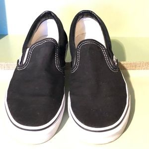 Vans Woman size 8 black and white